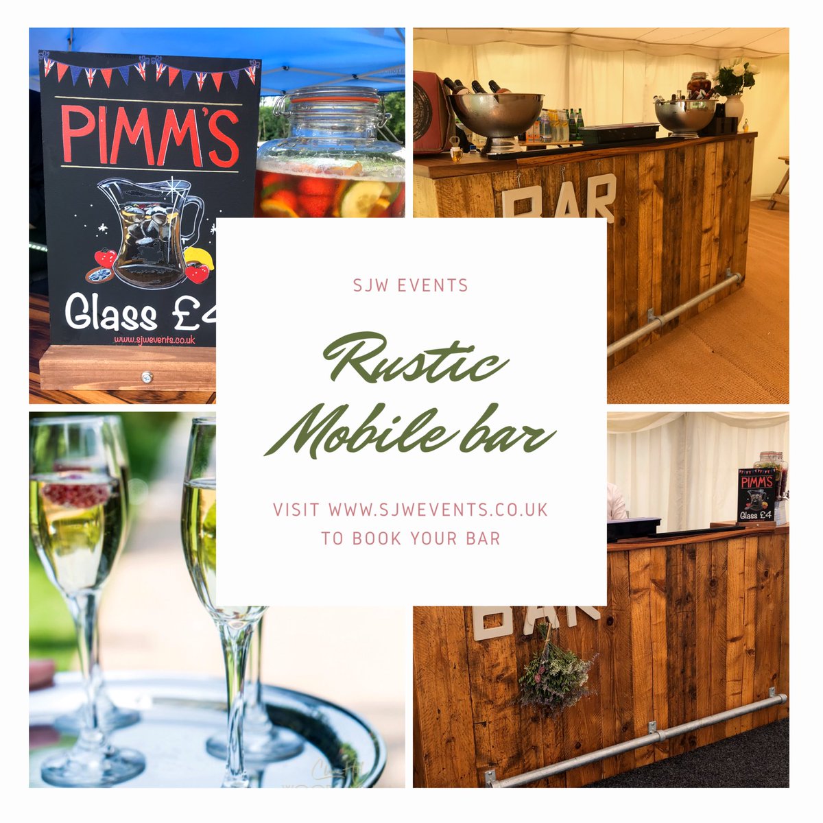 We love our #bar here <a href="/sjwevents9/">SJW Events and bars</a>. It’s wooden, rustic and really makes a statement at any #event, #party or #wedding. Our #bar is available for both dry and wet hire across #Sussex, #Surrey and #Kent. Visit our new website today to book your bar sjwevents.co.uk.