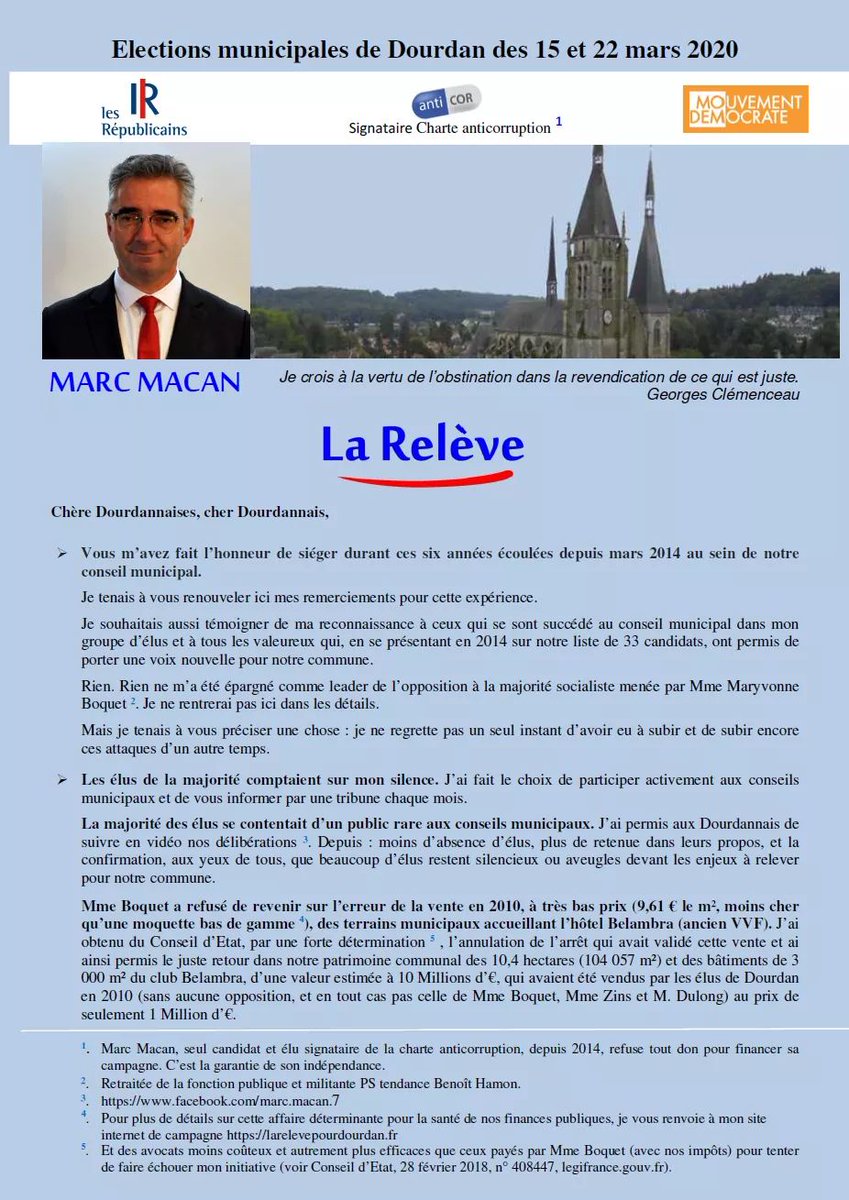 MarcMacan's tweet photo. L'équipe de #larelèvepourdourdan vous propose une nouvelle manière de gérer notre ville et nos deniers publics, et de donner une nouvelle dynamique nécessaire au développement de #Dourdan.
1/2

#Municipales2020 https://t.co/GqsuDYjxGa