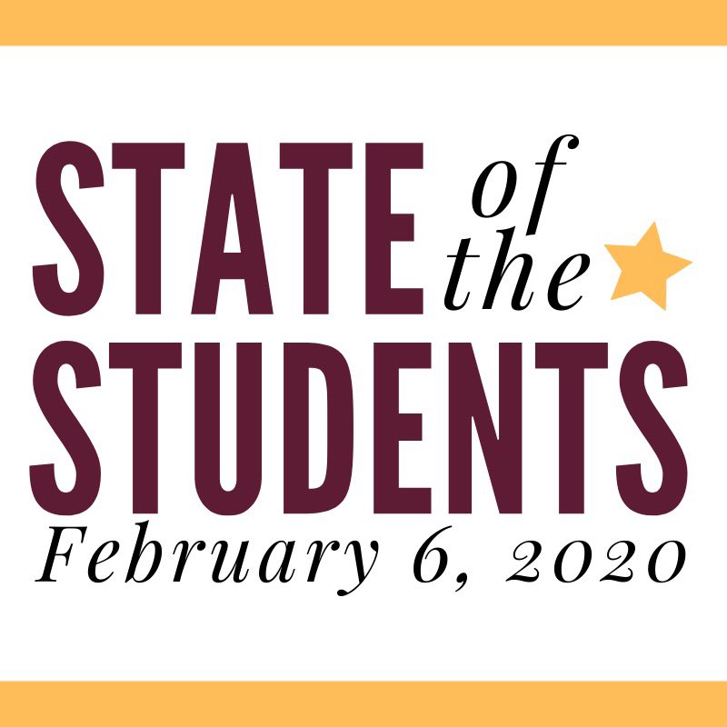 This Thursday is the State of the Students address by SGA President Sara Villalobos! This will be a speech on the state of the student body, SGA’s work, and SGA’s future plans! 
#CordMN #CordSGA