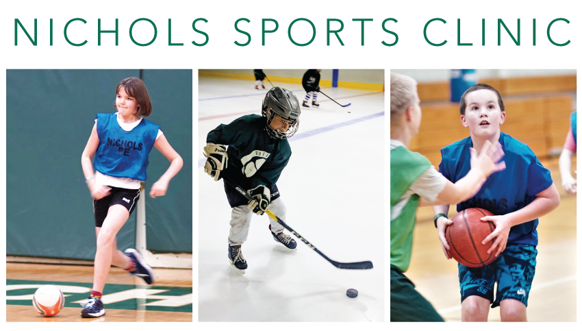 NicholsSchool's tweet photo. Looking for a fun activity for your child over the upcoming February break? Check out our two-day Sports Clinic on February 20 and 21 featuring basketball, soccer and hockey camps! 
 
Register by February 14: https://t.co/cFc1Vt09Zg https://t.co/myJf497Efl
