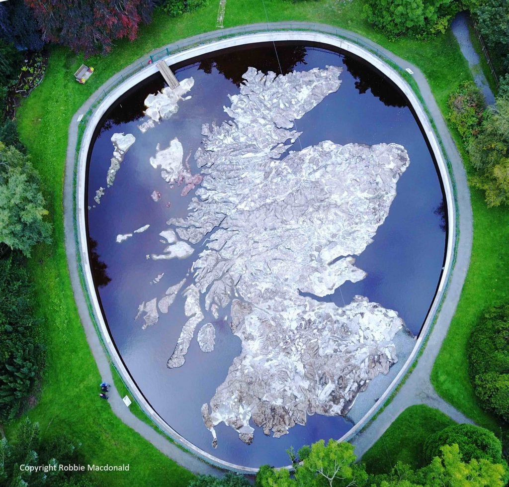 The Polish Map of Scotland is a concrete scale model of Scotland. The brainchild of Polish war veteran Jan Tomasik, it was built between 1974-79 and is claimed to be the world’s largest terrain relief model.