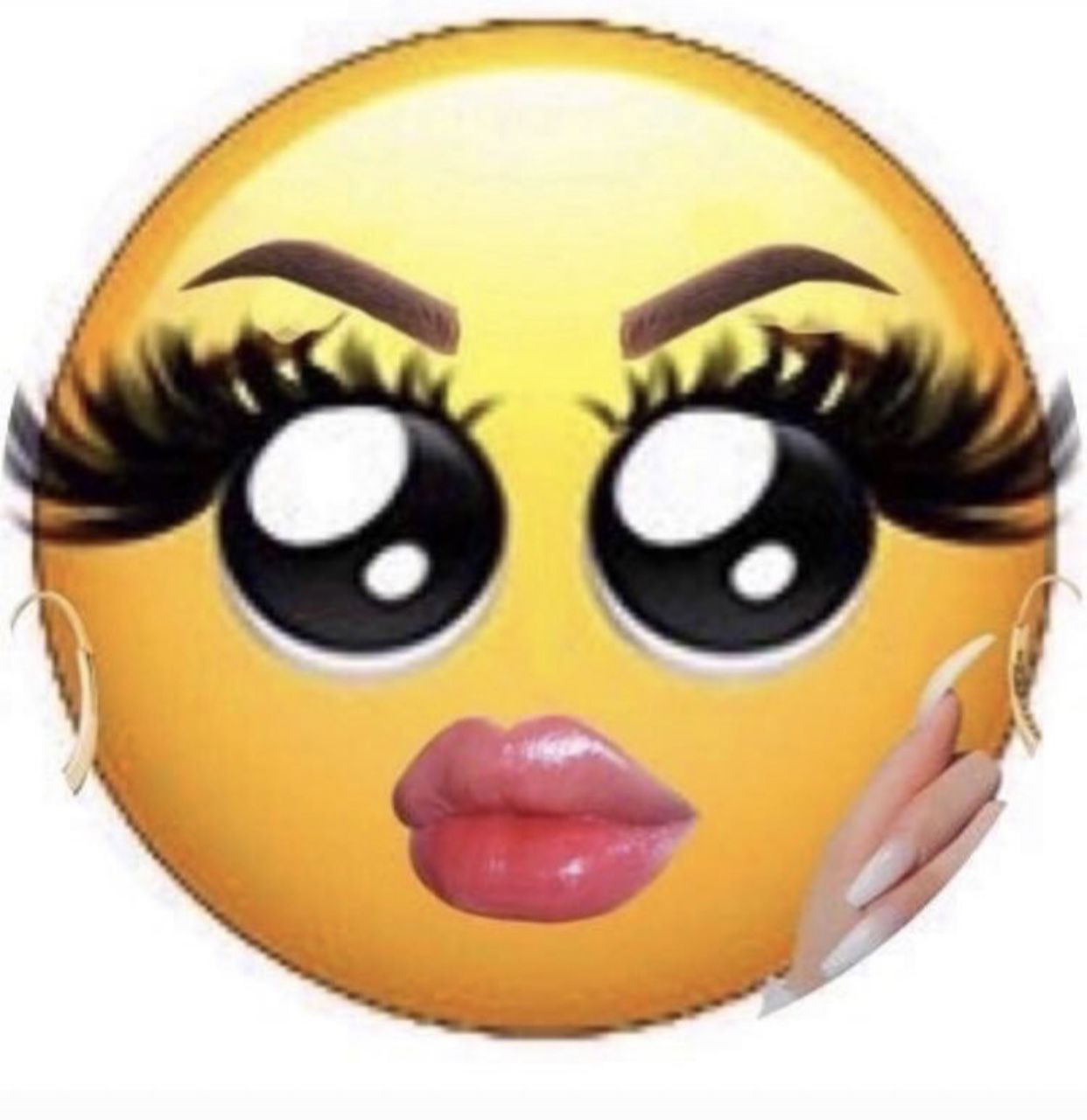 Featured image of post View 11 Long Nails Meme Emoji With Eyelashes Twitter