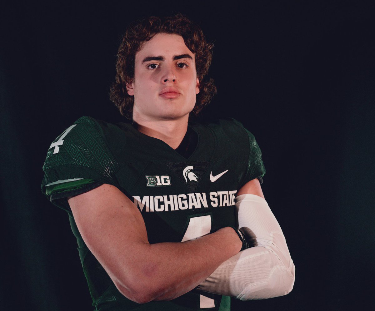 I am extremely grateful and excited to announce my COMMITMENT to continue my academic and athletic career at Michigan State University as a Preferred Walk-On! #gogreen #AGTG <a href="/MSU_Football/">Michigan State Football</a> <a href="/CoachMikeTress/">Coach Mike Tressel</a> <a href="/Coach_Staten/">Mark Staten</a> <a href="/DantonioMark/">Mark Dantonio</a>