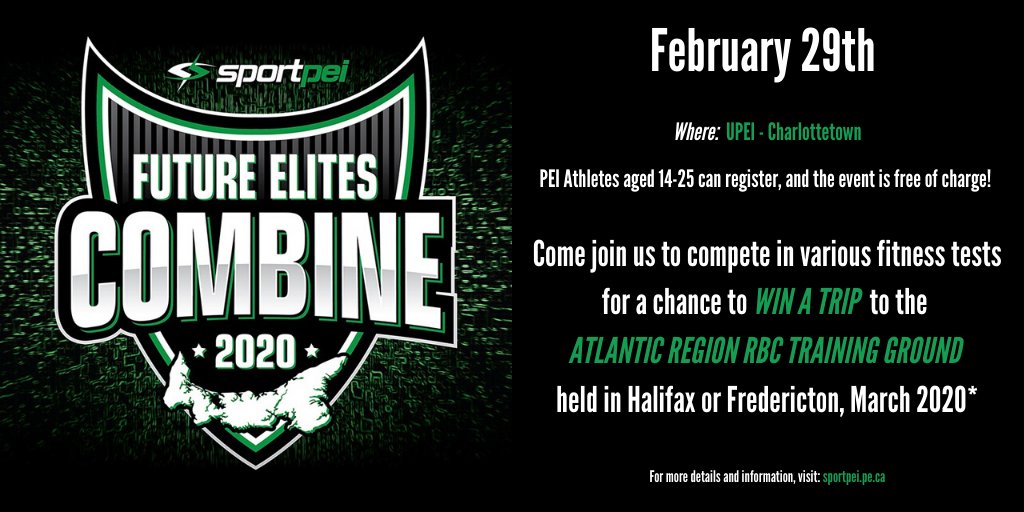 The Future Elites Combine is coming February 29th! The purpose of this event is to give Island athletes an equal opportunity to discover and expose their athletic talent! More info and registration ⬇️ sportpei.pe.ca/future-elites-… #PEIProud #IslandPride #FutureElites #PEI