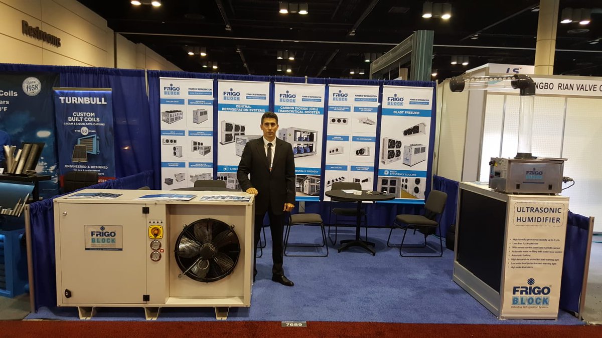 FrigoBlockTR's tweet photo. AHR EXPO started today. we look forward to meeting you at West Hall Stand 7689
#ahrexpo2020 #frigoblock #refrigeration https://t.co/lsXONyuNGI
