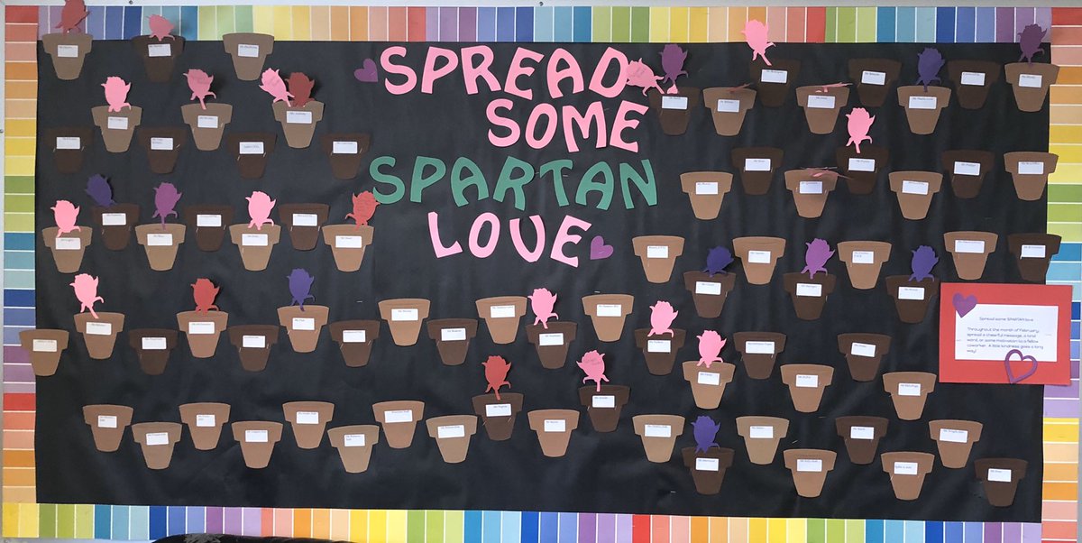 AlbaBorreli's tweet photo. Spreading some love and a little mindfulness for our Spartan Teachers @cali_mom70 https://t.co/lurNMo2pQ1