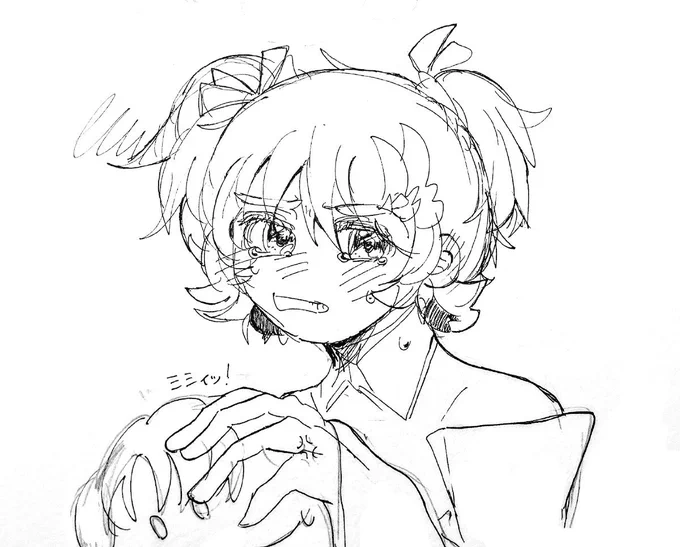 見て〜〜〜〜〜!!友人が描いてくれての!!めっちゃ可愛いラブリーシンちゃん最高。これはLOVE可愛い。アスランハロも良い最高。 