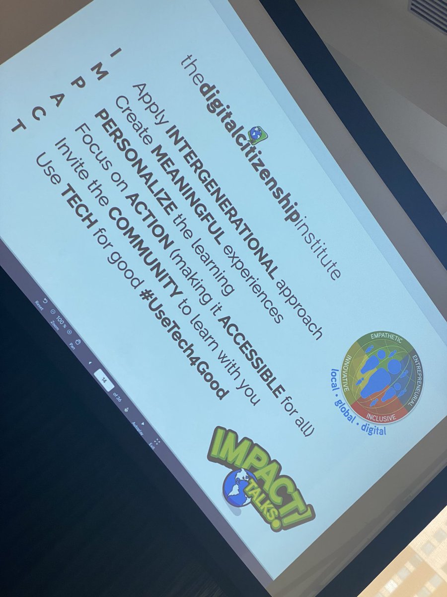 Z_Brarian's tweet photo. It’s all about being proactive and making an IMPACT as a Digital Citizen #UseTech4Good #digcitcommitt #TCEA2020 https://t.co/4Nsz0yuFWy