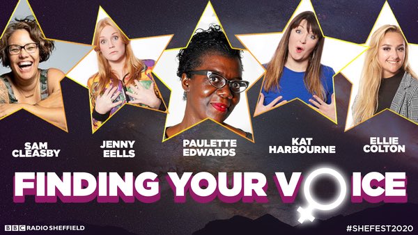 SheFestSY's tweet photo. Tickets are already nearly gone for the #SheFest2020 workshop with some of the fab women of @BBCSheffield!
Hear their stories as they share tips &amp; tricks for building confidence in finding your voice.
Reserve your space for free and join us on 7th March 🎤
https://t.co/8S1xNDIarz https://t.co/LS55oh5wfi