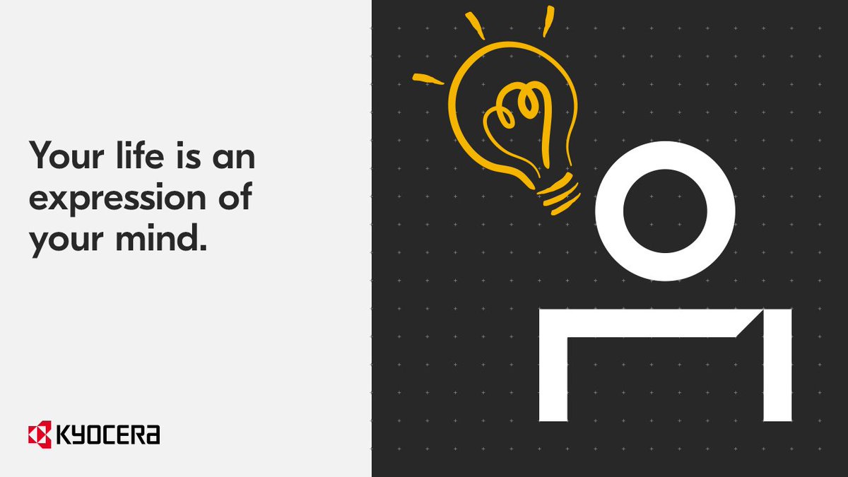KyoceraUSA's tweet photo. The result of our actions is determined by what we conceive in our minds. If we have a strong desire to succeed and visualize this success, then we achieve it. 

#MondayMotivation #KyoceraPhilosophy https://t.co/jBBfzwPIWo