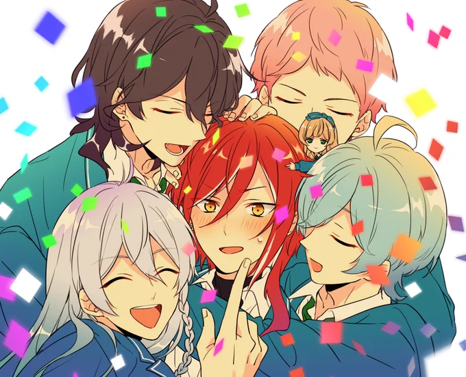 兄さん達の愛情に包まれて
ハッピーバースデイ????
 #逆先夏目誕生祭2020 