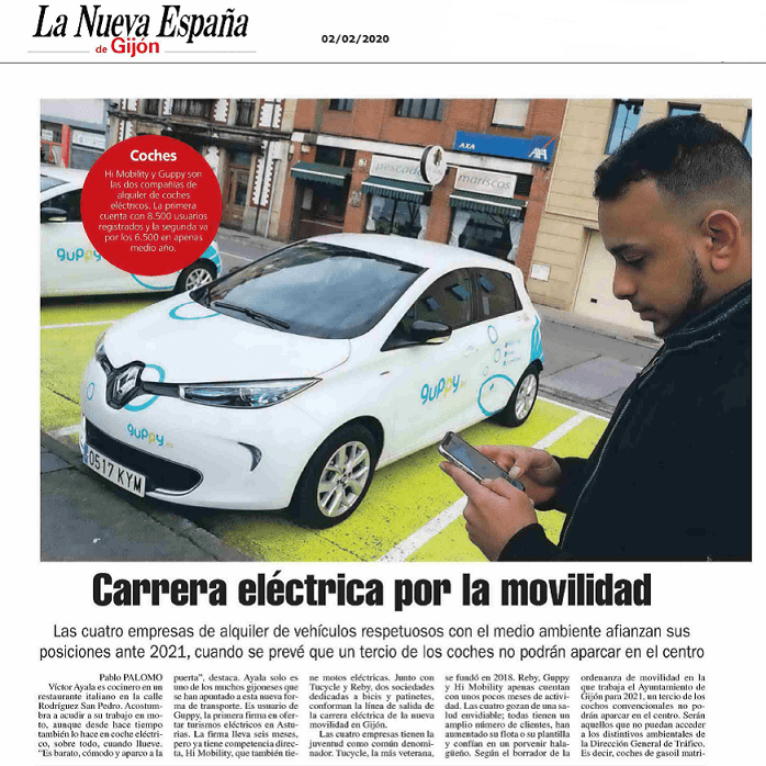 SRPAsturias's tweet photo. #ClienteSRP
Os dejamos un artículo de @lanuevaespana sobre la "carrera eléctrica por la movilidad", en la que aparecen cuatro proyectos relacionados con la movilidad sostenible en Asturias: @guppy_es #tucycle @RideReby y @himobility_es, empresa financiada por la SRP. https://t.co/u0iIGqrZAD