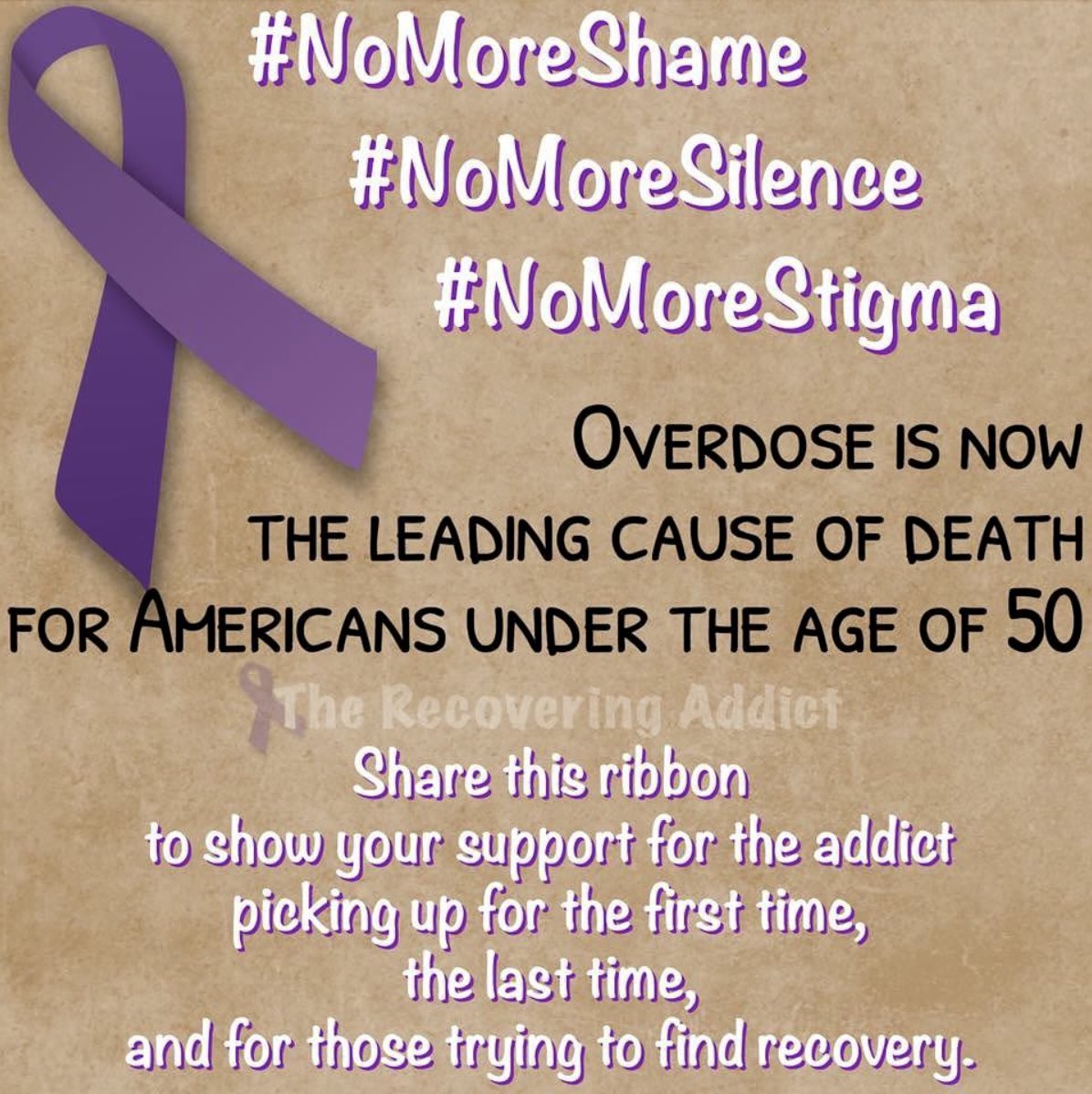 No More Shame. No More Silence. No More Stigma.
#repost from @4theloveofanaddict