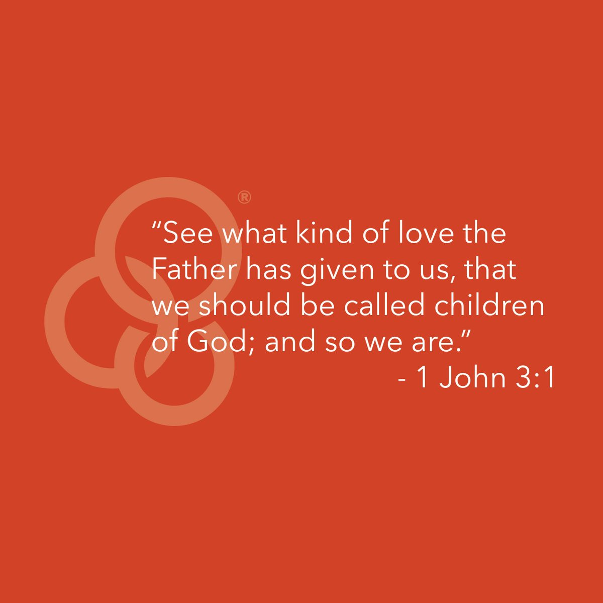 This is the Gospel message given to all of us. Regardless of the kinds of parents you have or if you even have present parents at all in your life — we all have a Heavenly Father who has chosen us as his beloved children.