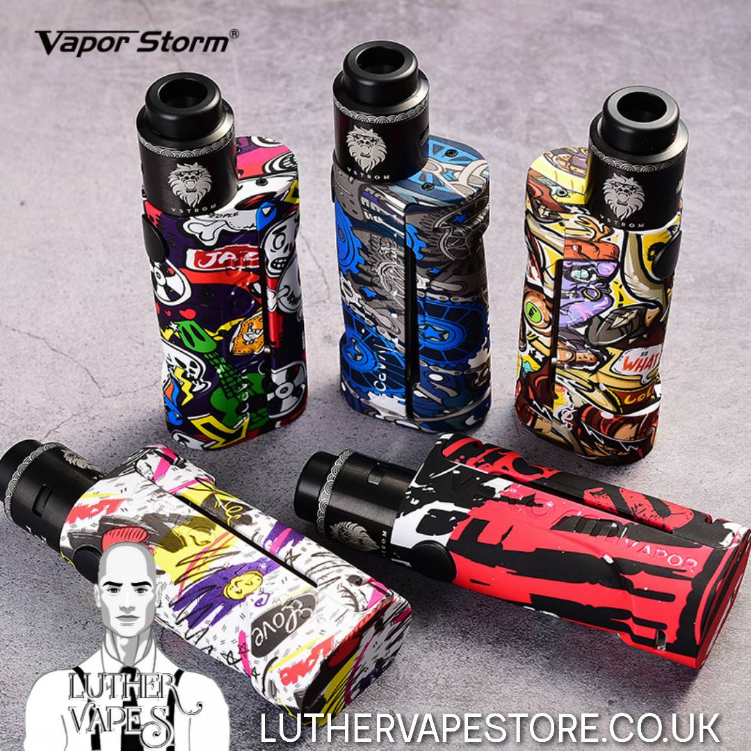The Vapor Storm ECO RDA 90W Kit Graffiti series design brings out fashion and passion. Airflow from side to wire, which brings out a better flavour. Good hold feeling and lightweight to bring out a unique vape experience.

ow.ly/fULd30qeyD9