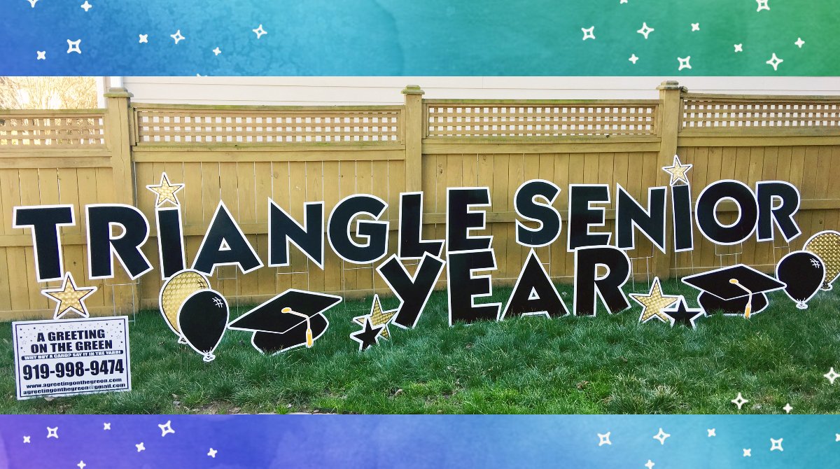 TriSeniorYear's tweet photo. Send a Valentine, #congratulate your senior on their college acceptance, Prom-pose to your date, or celebrate a birthday or graduation with A Greeting on the Green! #classof2020 #trianglenc #senioryear #highschoolsenior #trianglesenioryear #promposal https://t.co/3WsXWb68Vf https://t.co/VycPwqBFWj