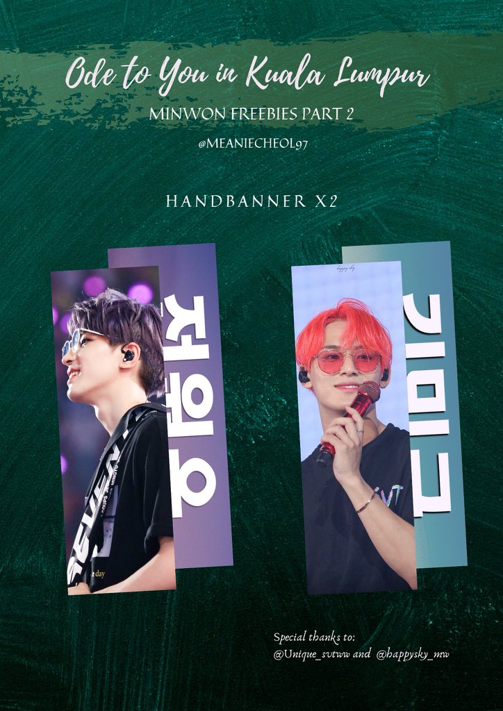 meaniecheol97's tweet photo. 💎 ODE TO YOU IN KL 💎

I'll distribute this handbanner during ode to you in kl. Just follow the rules below to get this 😊

Special thanks to @Unique_svtww and @happysky_mw for the pictures 💖

#ODETOYOUinKL #SEVENTEENinKL @pledis_17 https://t.co/e7uiUNjLaG