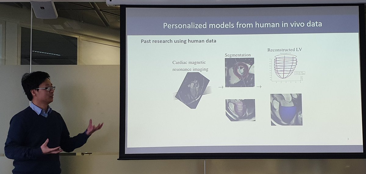 Hao Gao describing the equipment secured from the capital equipment fund.