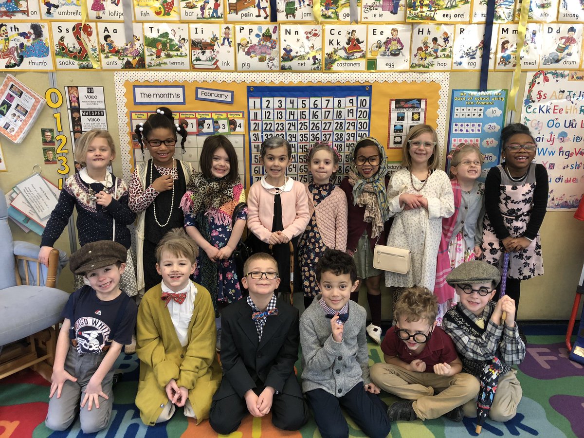 k1murphy's tweet photo. We are moving a little bit slower today on our 100th day of school!#todayatck @CKChicago https://t.co/9BmtO1UOoo