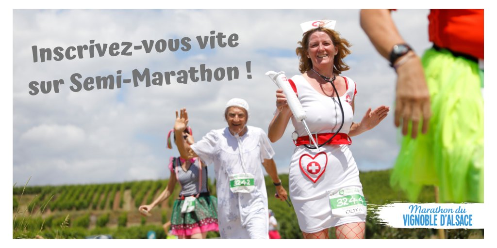 MarathonAlsace's tweet photo. 🛑[SEMI-MARATHON]🛑

Le Semi-Marathon connait cette année un engouement sans précédent. A ce rythme, nous serons complet très rapidement ! 😜🤩🥳

Dépêchez-vous, il n'y en aura pas pour tout le monde ! 😎

➡️ Pour vous inscrire : https://t.co/3ti71mQG3S

#MVA2020
#drinkalsace https://t.co/qhtB9vpawc