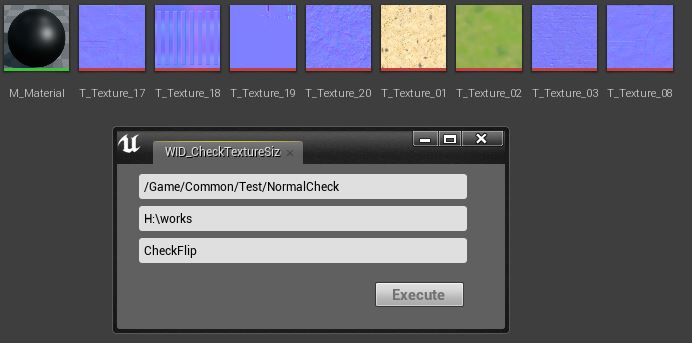 skg17948541's tweet photo. UE4 Python practice.
Normal maps, not normal maps and Not Texture2D objects are sorted out.
And only normal maps are checked whether Flip Green Channel is checked.
#UE4 #python #Editorutilitywidget https://t.co/2DNctAQCiR