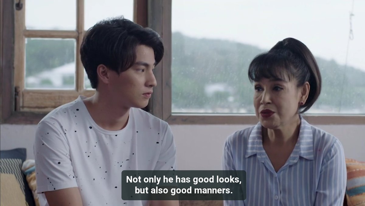miljnte's tweet photo. Type's mum squealing and pampering Tharn the moment she first met him while teasing her own son is my highlight of the episode, seriously 😂😂😂

#TharnTypeOurFinalLove https://t.co/zqO4EeQx4k