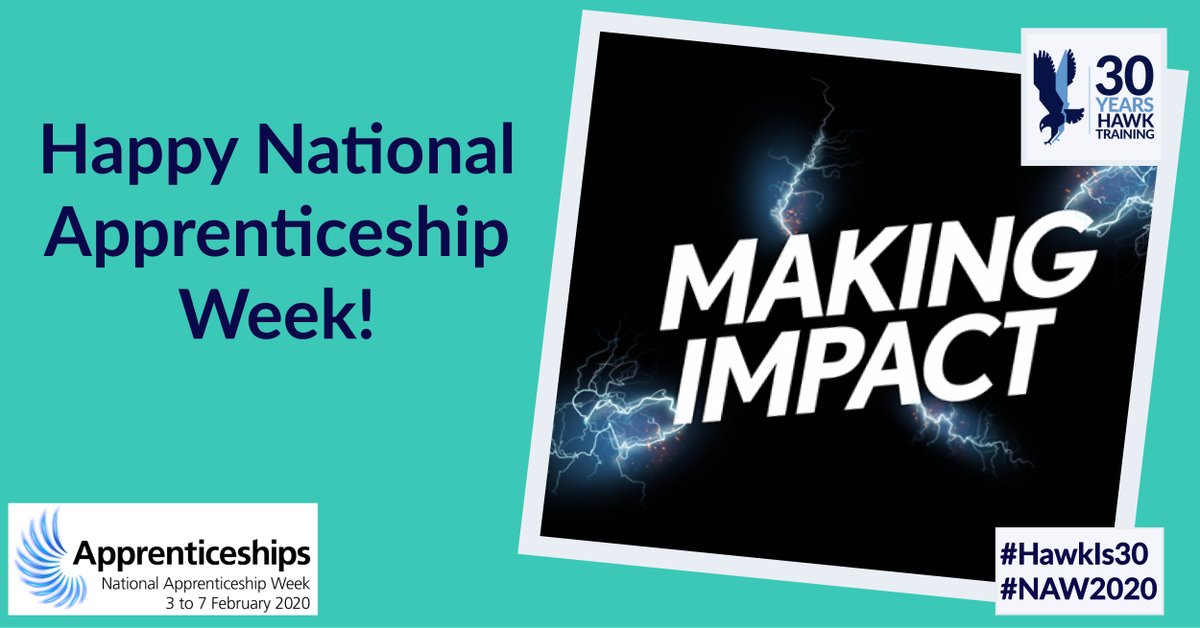 Hawk_Training's tweet photo. Happy National Apprenticeship Week! We can’t wait to see what activities our learners and employers take part in throughout the week to promote apprenticeships! Share your events with us, tag @Hawk_Training #NAW2020 #HawkIs30 #LookBeyond https://t.co/8hHFCNlwHh
