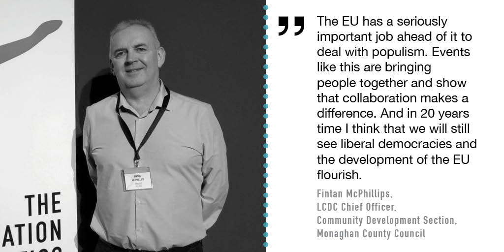 IPI_Network's tweet photo. We got some more highlights from #PCC19: Fintan McPhilips, #IPA19 finalist with the project "Your Vote Your Voice", thinks collaboration is a success factor when it comes to making a difference!
#PCC19 #IPA20 #highlighting #innovation https://t.co/UTILEpP9sQ