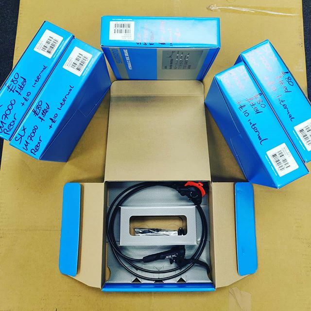 wally_cycles's tweet photo. #SLX M7000 rear brakes, supplied, fitted, hose cut, bled and working perfectly, £80 (disc and adapter not included, internal routing +£10)
Limited stock, grab em while you can
#mtb #mountainbike #bargain #deal #dealsforwheels #wheelie #bikelife #bikeli… https://t.co/bYHSuNDlvY https://t.co/G75JFiD0rh