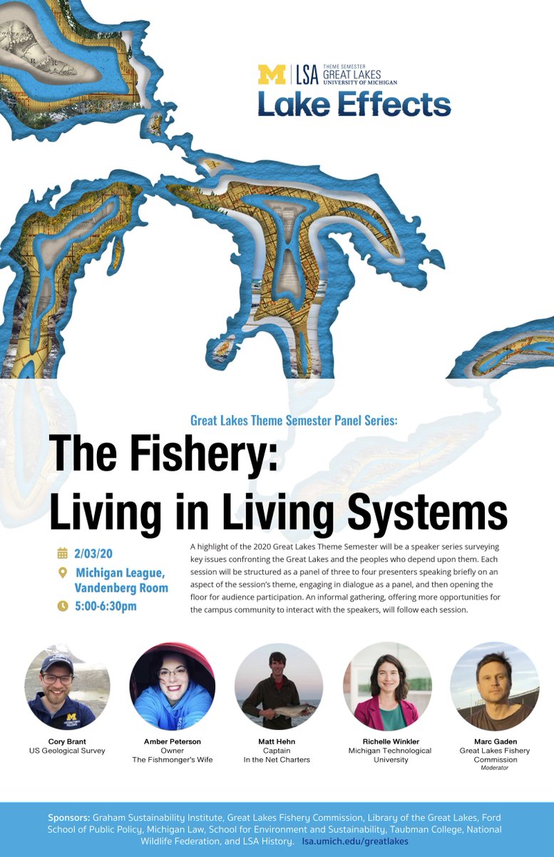 A poster for The Fishery: Living in Living Systems