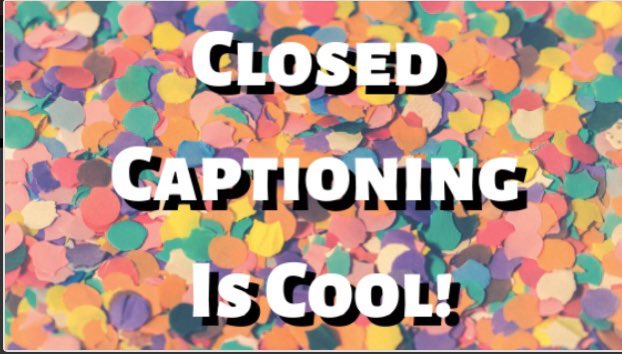 MsLauraDownton's tweet photo. There are many benefits to using closed captioning in your classroom. Keep an eye to my Twitter this week as I highlight five of them. Or read the following article https://t.co/MP4zLiNJ0K. #ClosedCaptioningIsCool @NLESDCA https://t.co/HYhWWjadoQ