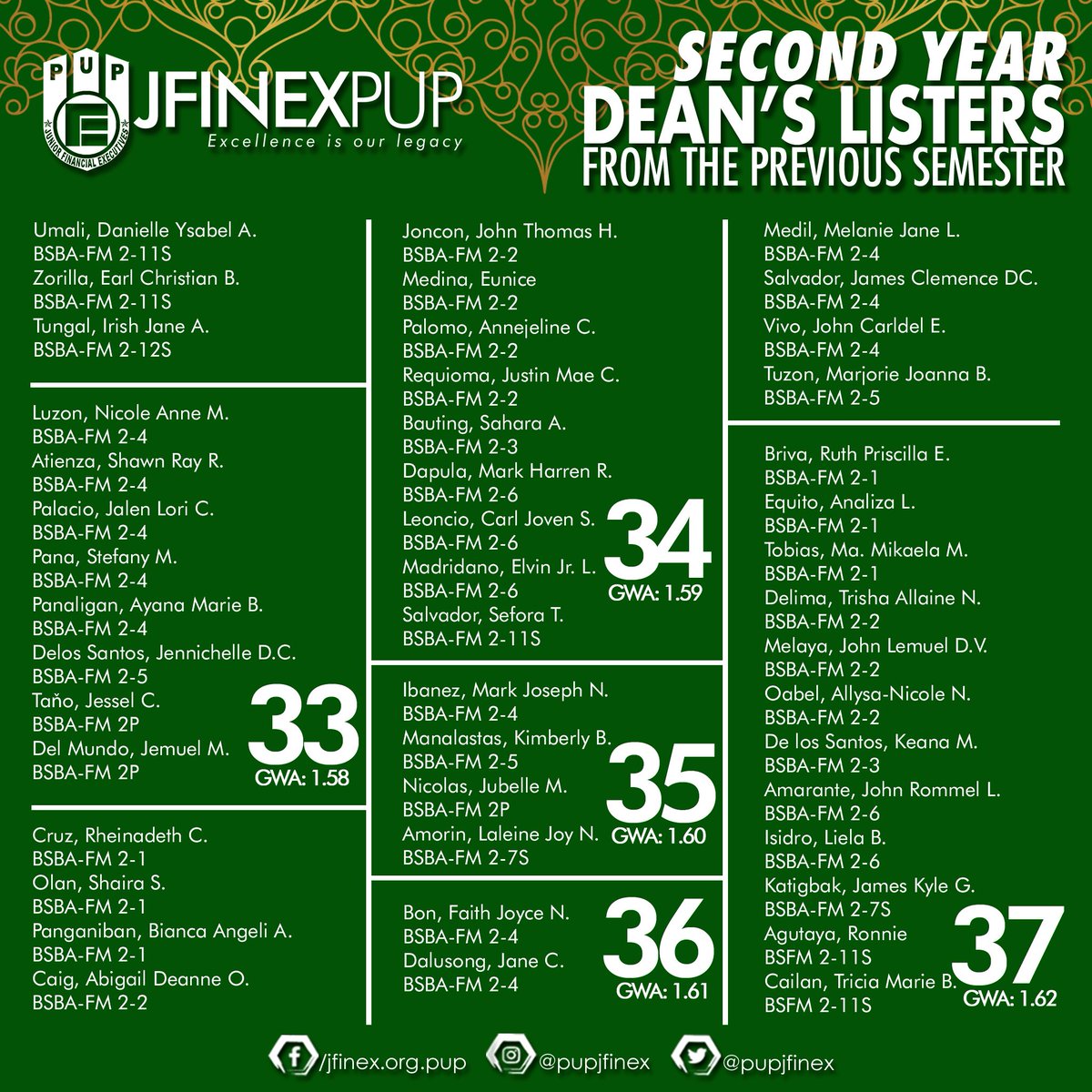 PUPJFINEX's tweet photo. #2ndFinanceWeek
#TheQuestInFinance
#JFINEXperience https://t.co/439Vo7z5g2