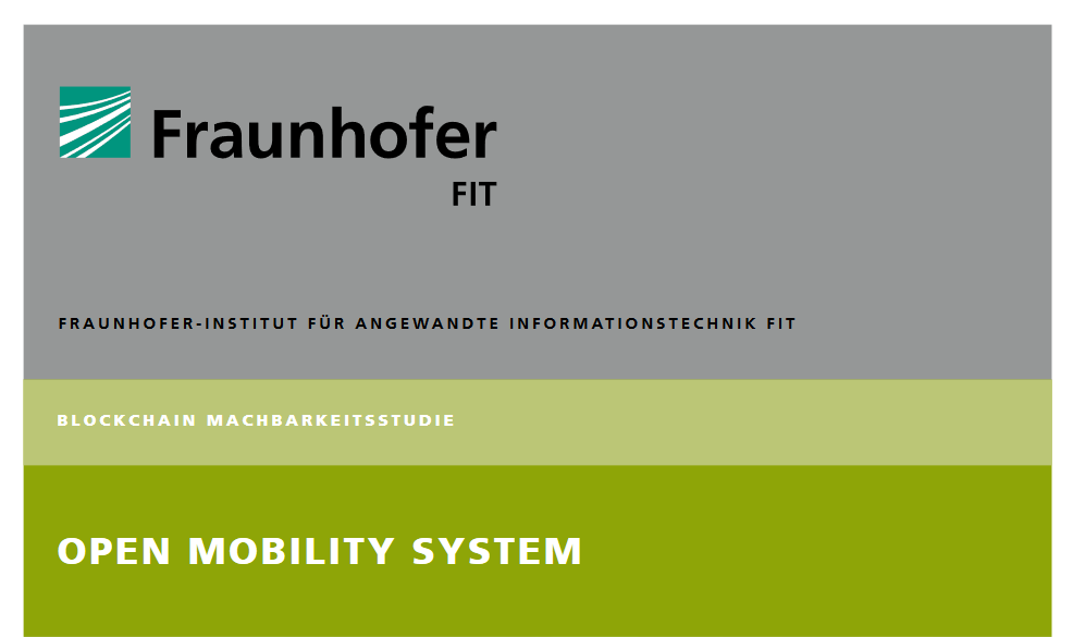 FraunhoferLab's tweet photo. Today we present our #OMOS feasibility report on intermodal transport. The report assesses the #possibilities and #challenges of a #decentralized #mobility #platform using #DLT.
https://t.co/l5NQTf5Ob8
#OpenMobility #Blockchain https://t.co/0h6GbqkVRT