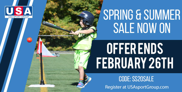 USSIsports's tweet photo. Spring &amp; Summer Sale Now On!

Register by February 26th to save on spring and summer sports programs in your area!
Use code SS20SALE at checkout.

New classes &amp; camps added daily - check back often!

Find a spring and summer program near you: https://t.co/bydYi1OFpw https://t.co/4QyRV8Ubl9