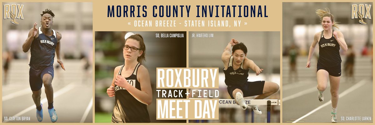⚡ MEET DAY ⚡
MORRIS COUNTY COACHES INVITATIONAL 
@ Ocean Breeze - Staten Island, NY
[ORDER OF EVENTS]
Mile  |  55 HH
400m  |  55m
4x800m Relay
800m
200m
4x200m Relay
3,200m
4x400m Relay