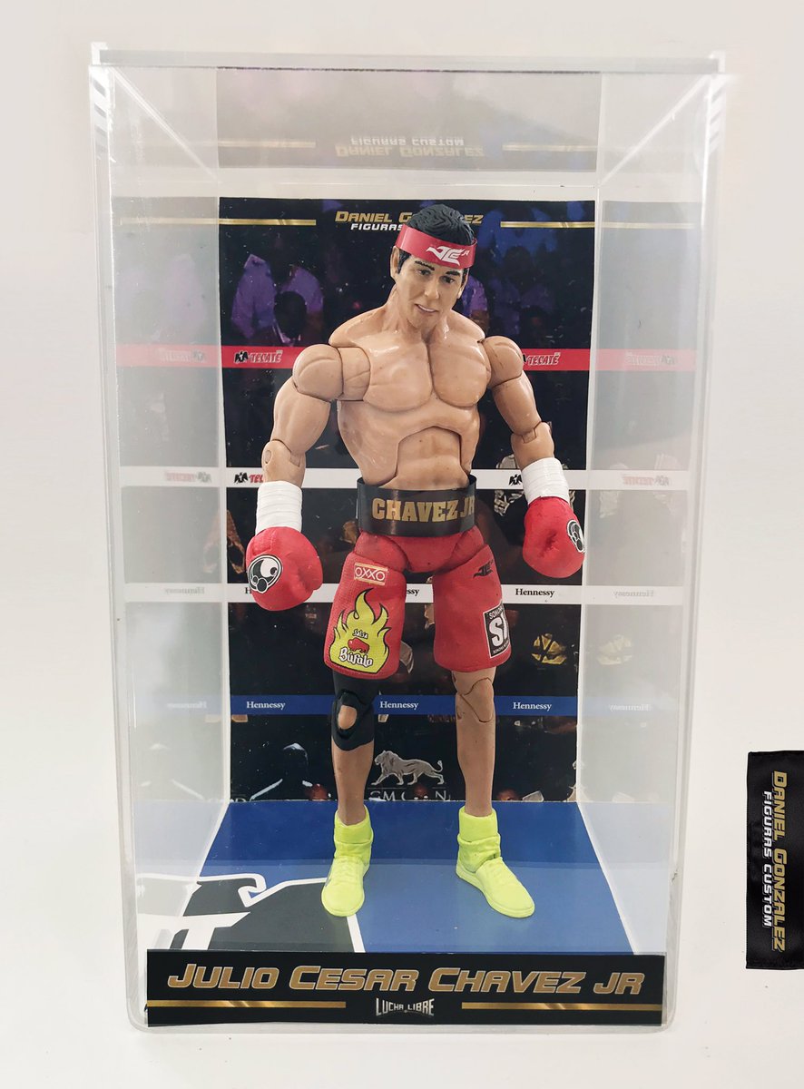 _danielgonzalez's tweet photo. Mi primer intento de figura custom de @jcchavezjr1
Al cual consideró un muy agradable sujeto, es de los míos 😎
Version vs. “Maravilla” Martínez
#chavezjr
#teamchavezjr
#juliocesarchavez
@Jcchavez115 https://t.co/XAPUEexKii