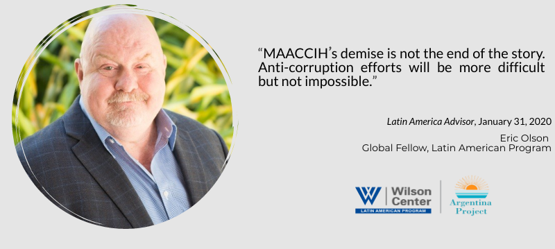 LATAMProg's tweet photo. "MACCIH's demise is not the end of the story," our global fellow @Eric_Latam told #LAAdvisor. In #Honduras, "anti-corruption efforts will be more difficult, but not impossible.” @TheWilsonCenter https://t.co/jiGHe2LV9D