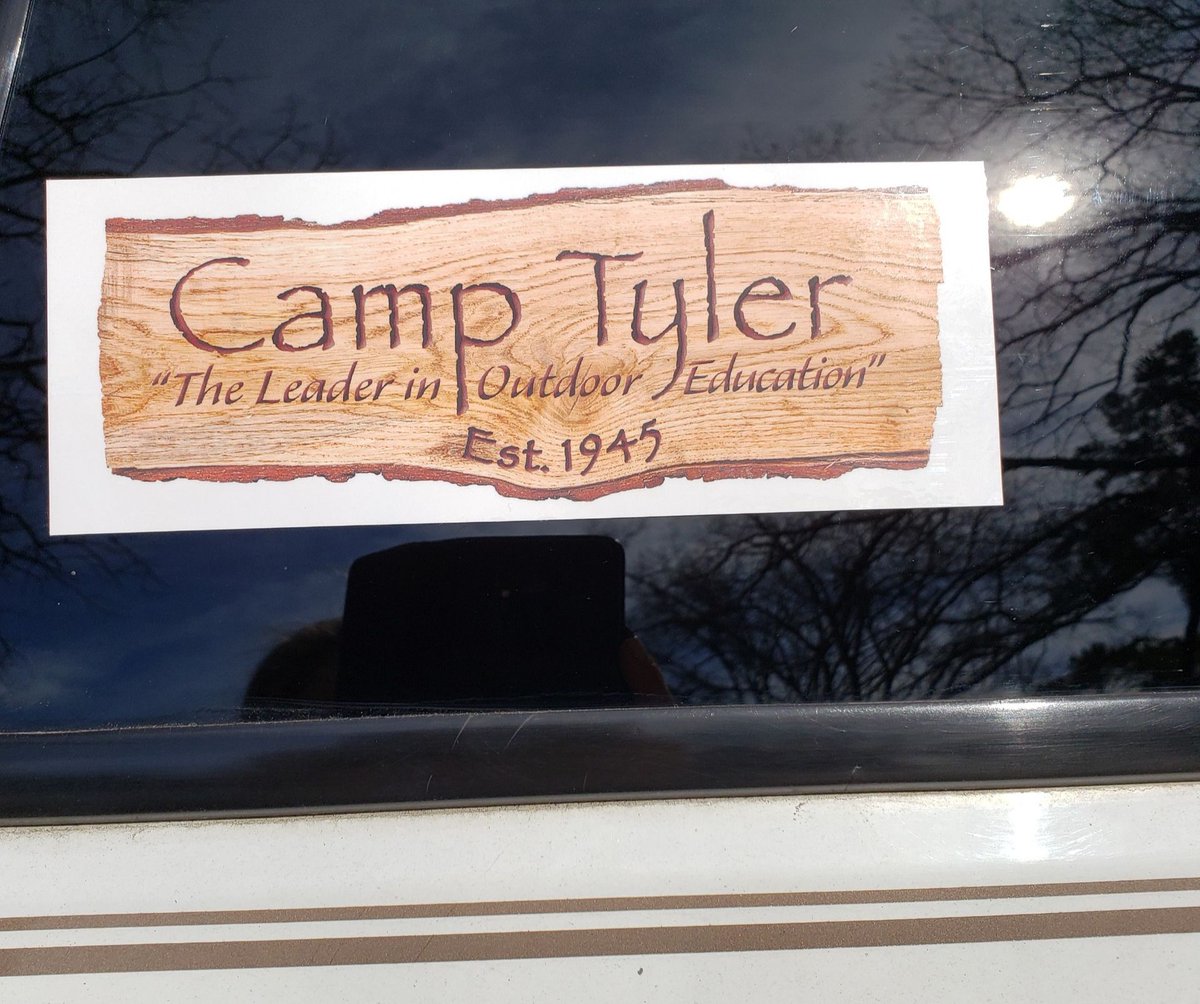 CampTyler1945's tweet photo. Merch Monday!
Support Camp Tyler by purchasing a Camp Tyler sticker for only $3 shipped. Message us today!
#camptyler #merchmonday #sticker #camptylerproud https://t.co/teGfe96JAx