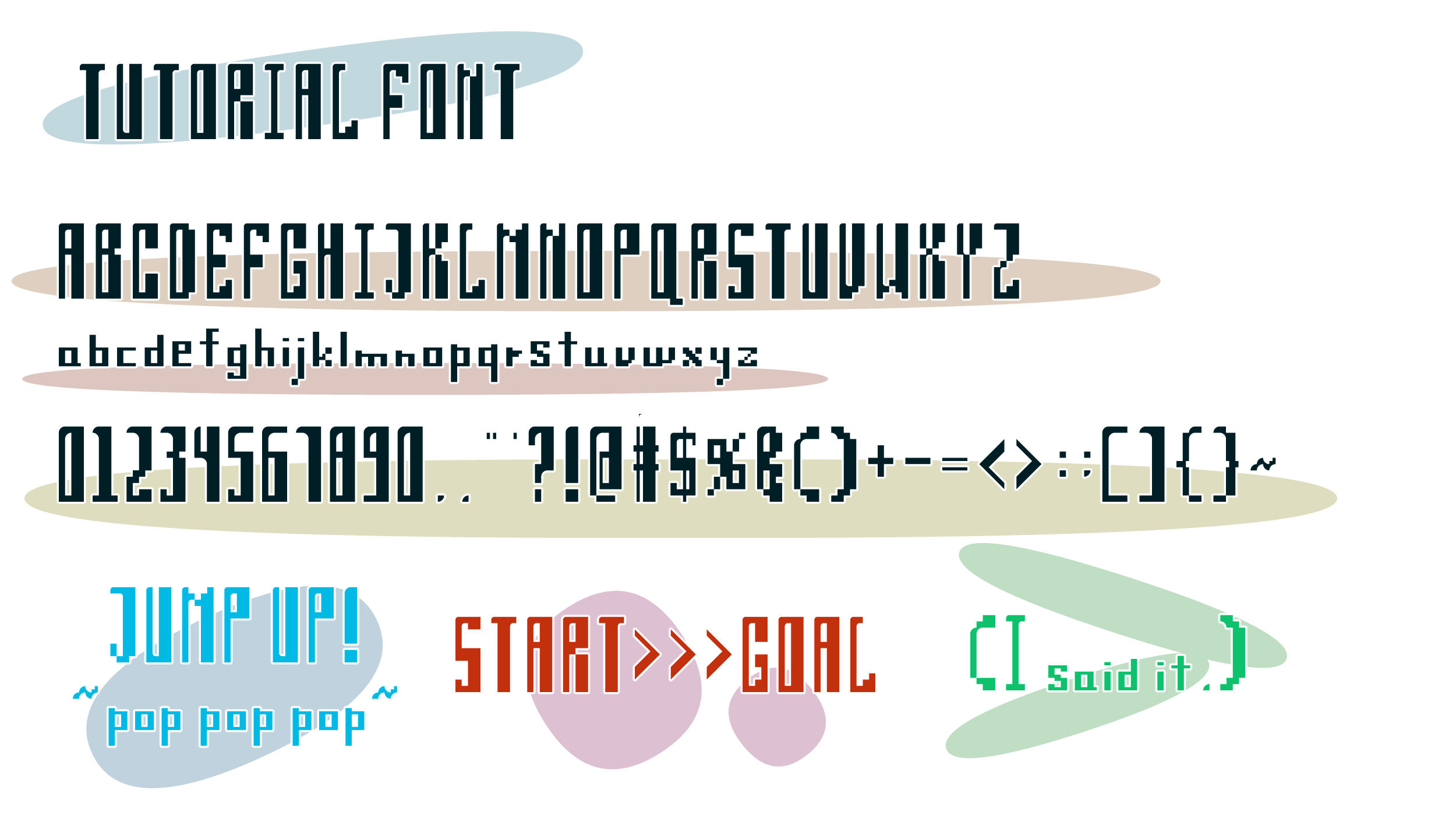 井ヶ屋市街地 Tutorial Font Shigaichi T Co Ggobvj42uv Booth Pm 新しいフリーフォント公開しました ちょっと懐かしめなドット調のアルファベットフォントです 大文字小文字で雰囲気変えちゃったのでそれぞれで使うのがおススメです