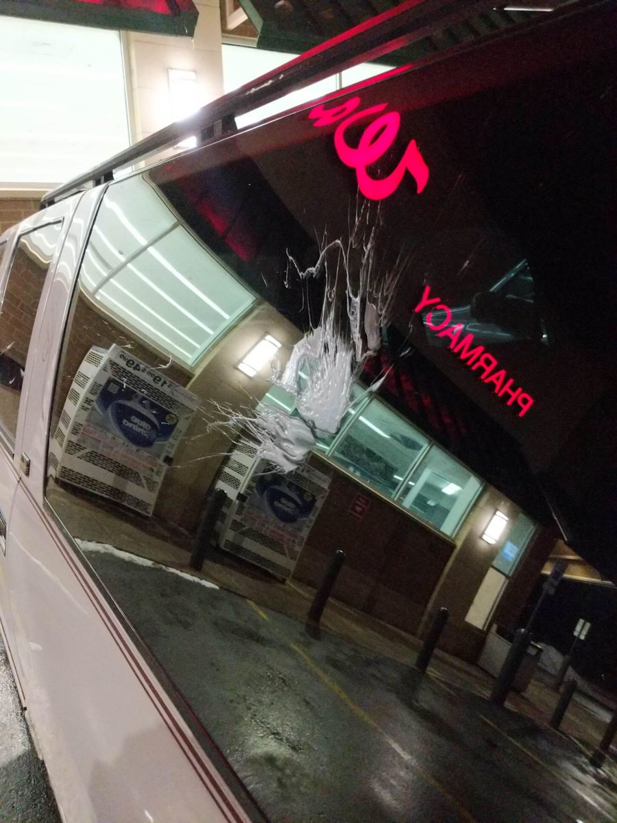 GebhardLevi's tweet photo. **GRAPHIC IMAGE WARNING***

The below images show the heinous act of Midwest Terrorism I became a victim to this past week. While my car was parked in the street, it suffered from a drive by ranching. Although difficult, I will pull through. #igotranched https://t.co/ToVXRulk0S