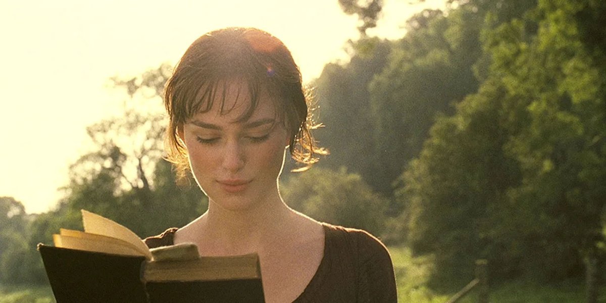 Keira Knightley in the film adaptation of Pride and Prejudice