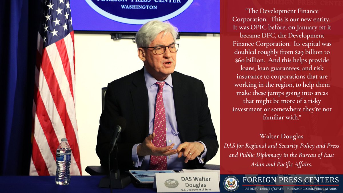 DAS Walter Douglas briefing at the FPC