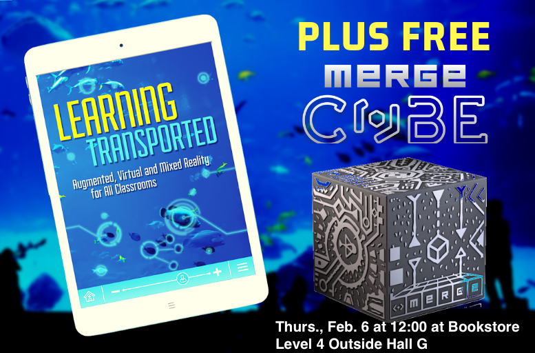 JaimeDonally's tweet photo. Get a signed copy of #LearningTransported at #TCEA2020 PLUS a #MergeCube! Join me on Thursday at noon on Level 4 outside of Hall G.
#ARVRinEDU @iste @TCEA @MergeVR https://t.co/gJlPQFf8vu