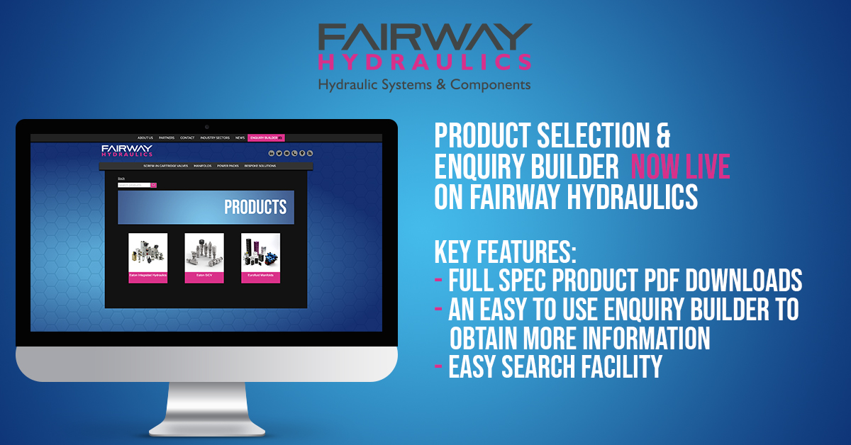 We are pleased to announce that we now have a dedicated Products section on our website. We've also added an Enquiry Builder, which gives you the chance to request further information about our products.
Visit - fairwayhydraulics.com/products/
#worcestershirehour #hydraulics