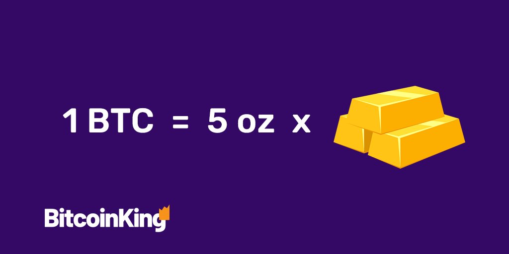 Gold is a chemical element and bitcoin is a virtual currency. But both are very precious assets. 💎

#Bitcoin #BTC #Crypto