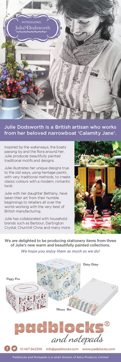 padblocks's tweet image. Take a look at the fabulous range by @juliedodsworth featuring Figgy Fox 🦊Honey Bees 🐝&amp;amp; Daisy Daisy 🚲padblocks.com/the-designers-…