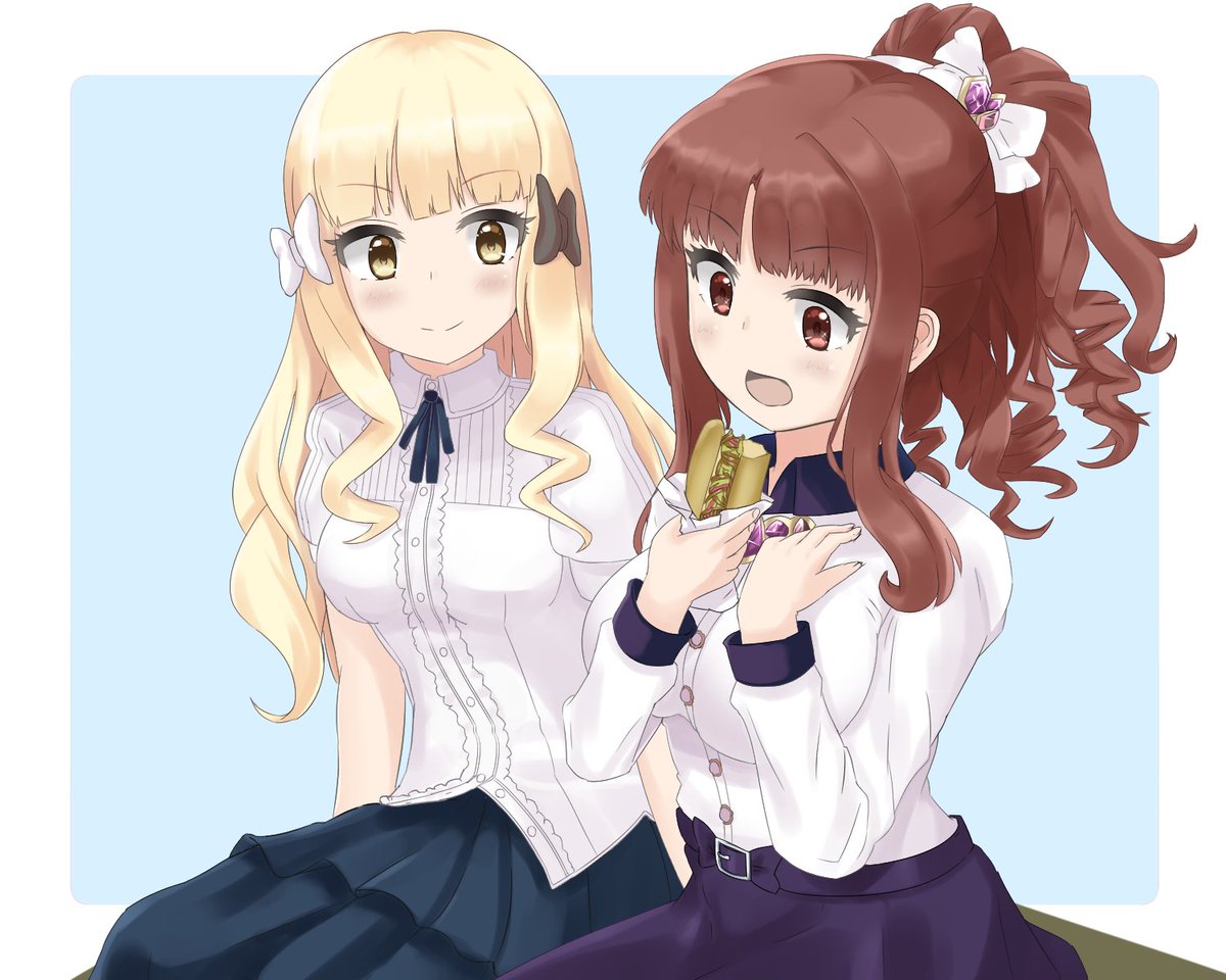 非売師 うらないし A Twitter 藤堂秋乃ちゃんと佐々木咲恋ちゃん描けました 非売師 うらないし A Twitter 藤堂秋乃ちゃんと佐々木咲恋ちゃん描けました