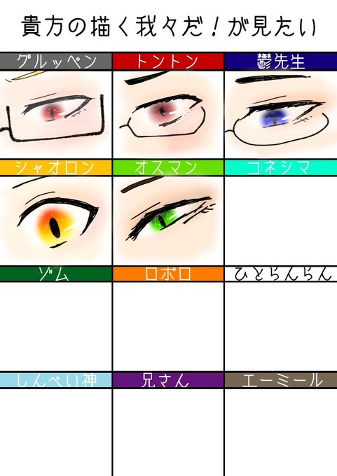 貴方の描く我々だが見たいのtwitterイラスト検索結果