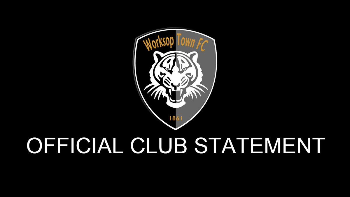 worksoptownfc's tweet image. OFFICIAL CLUB STATEMENT

👉worksoptownfc.co.uk/2020/02/03/off…