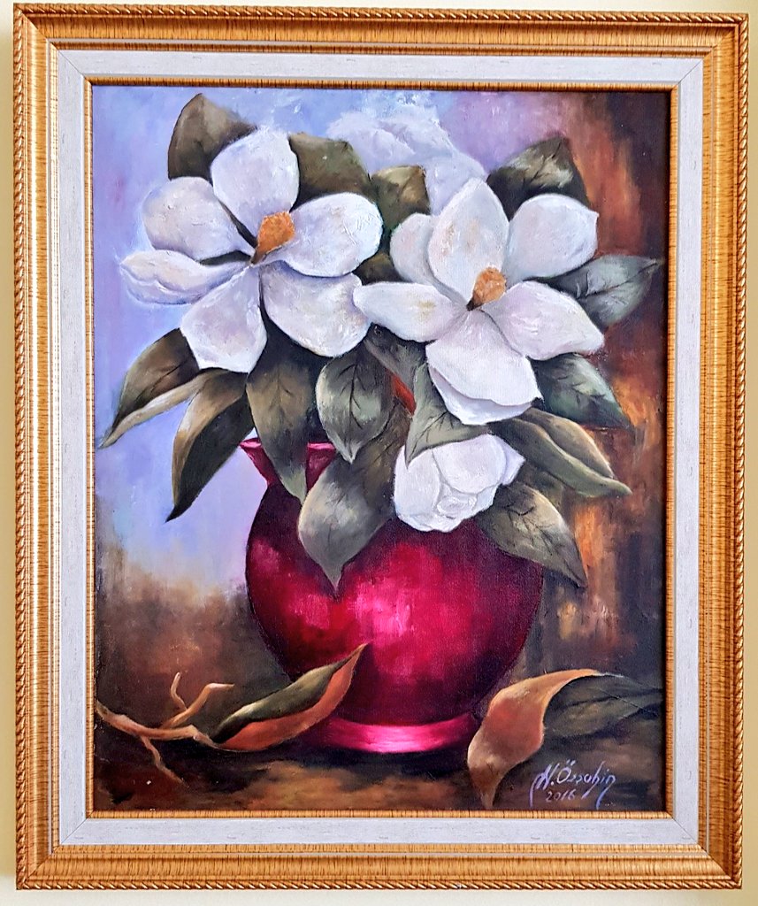 BosphorusArt's tweet photo. 15,7" x 19,7" (40cm x 50cm) without frame
"Magnolias in Vase" 
Original acrylic painting on #canvas
On #etsy 
#art #artwork #vase #flower #flowers
#acrylicpainting #acrylic #etsyshop
#painting #street #arts #Abstract #home #homedecor #magnolias #magnolia

https://t.co/SkFsiLT97m https://t.co/08uutKg3OP